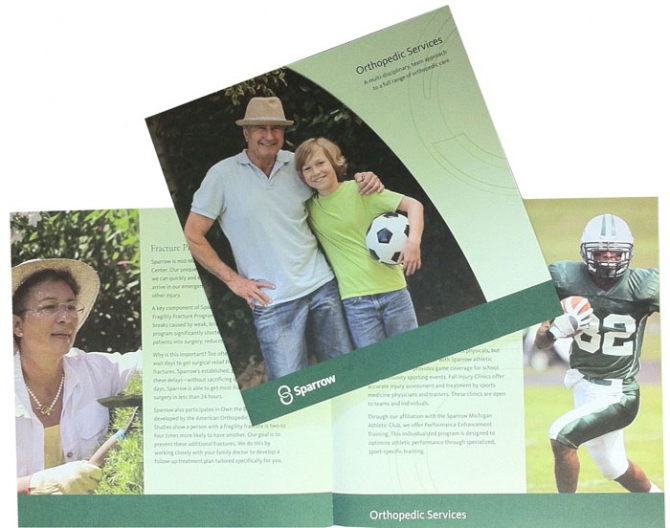 Sparrow Orthopedics Fulfillment Brochure