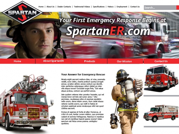 Spartan Motor Web Page